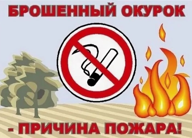 Непотушенный окурок может стать причиной пожаров.